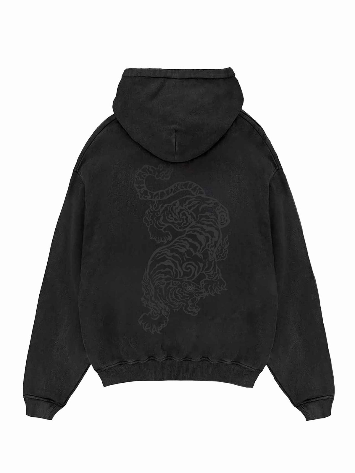 D-SLYR ? Flaming Tiger Rengoku Vintage Hoodie