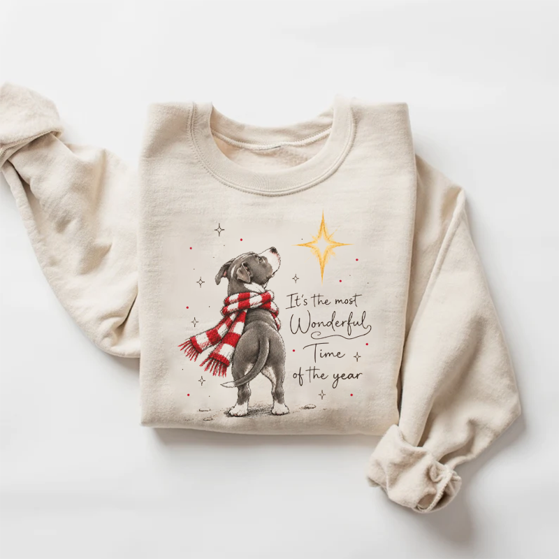 Pitbull Christmas Sweatshirt