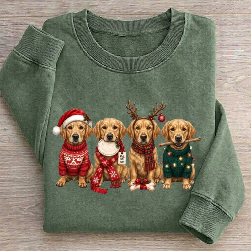 Christmas Golden Retriever Dog Sweatshirt