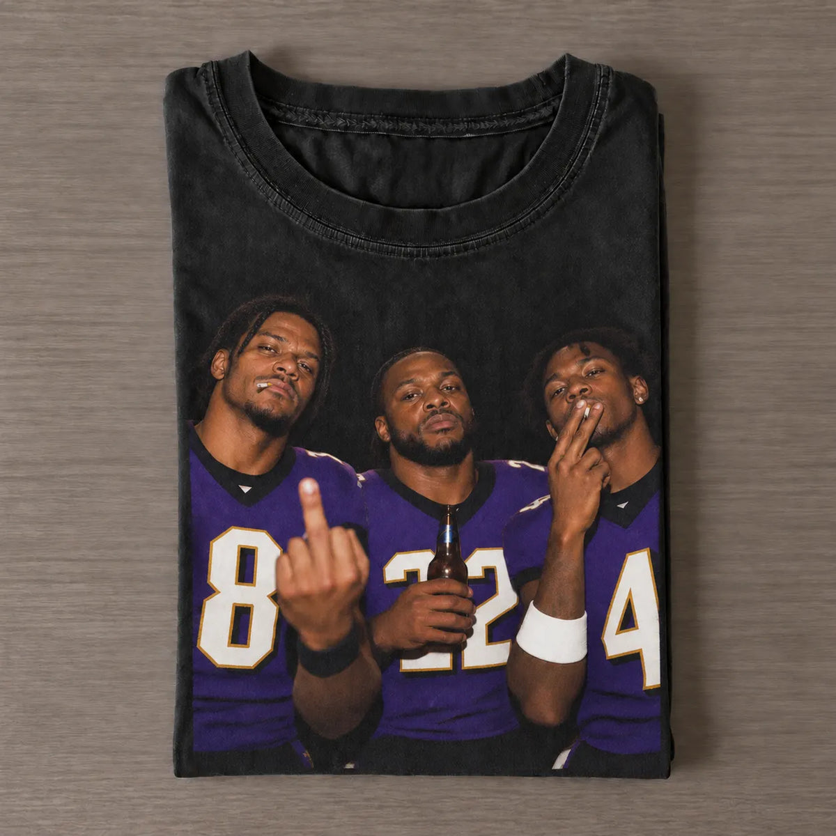 LJ8 & DH22 & ZF4 Ravens Football T-shirt