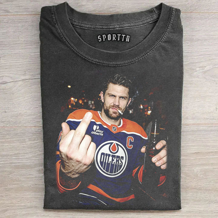 David Pastrňák Vintage Hockey T-shirt