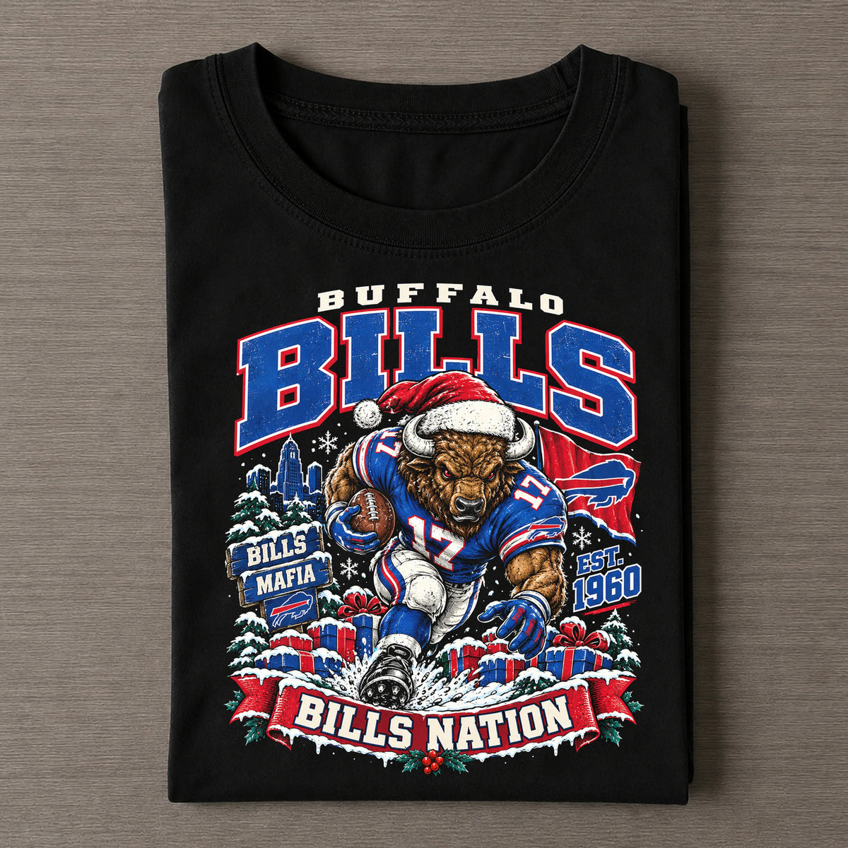 Buffalo Bills Christmas Tee