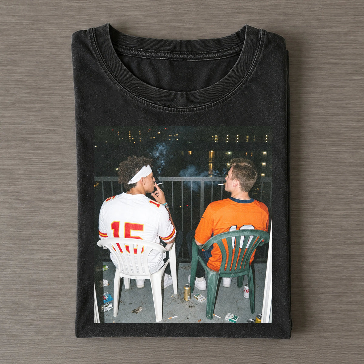 PM15 Chiefs & BN10 Broncos Football Tee