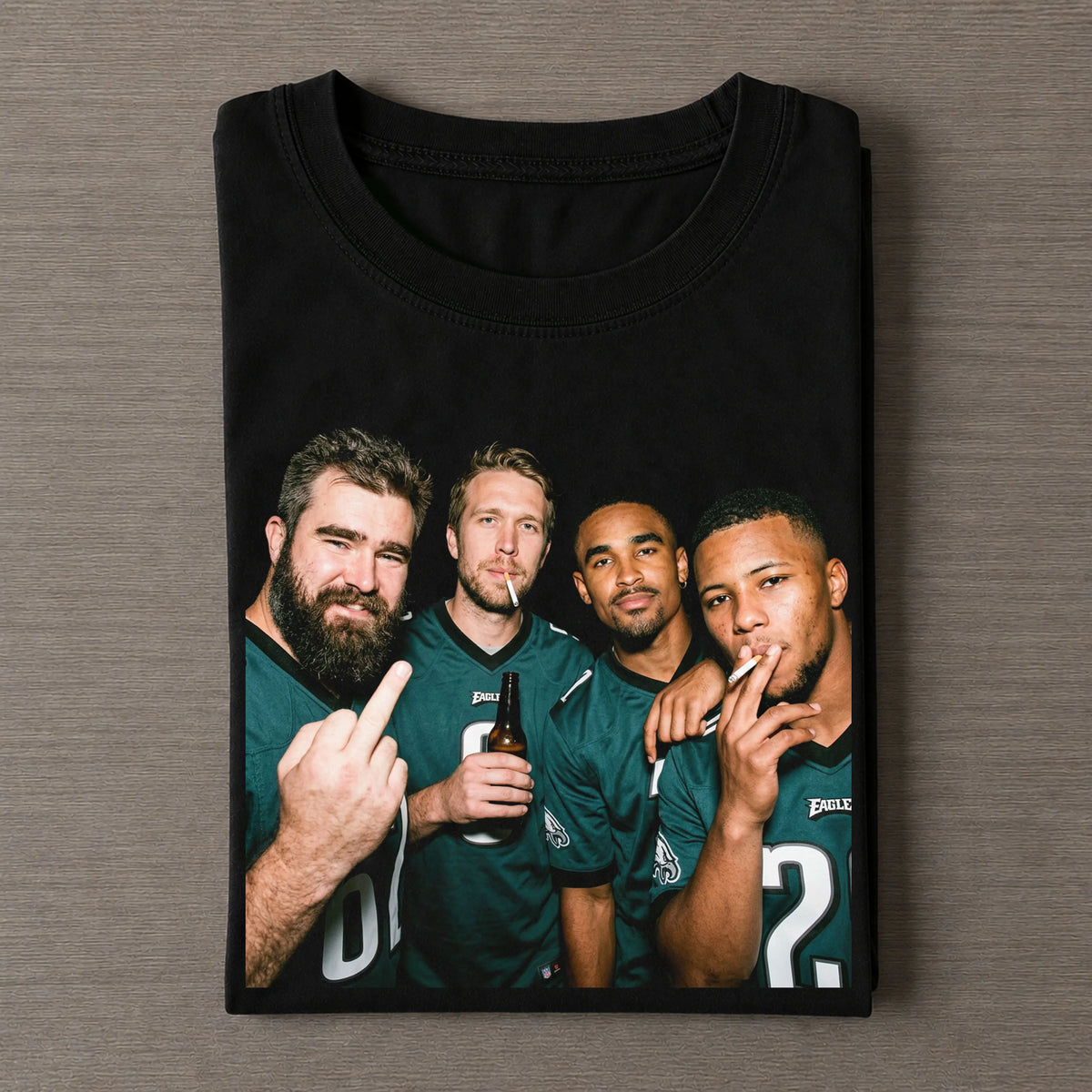 JK62 & NF9 & JH1 & SB26 Eagles Football T-shirt