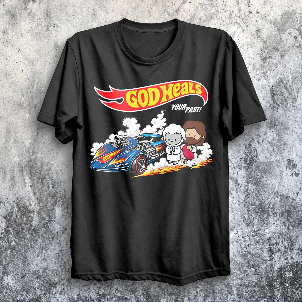 God Heals Your Past Christian T-shirt