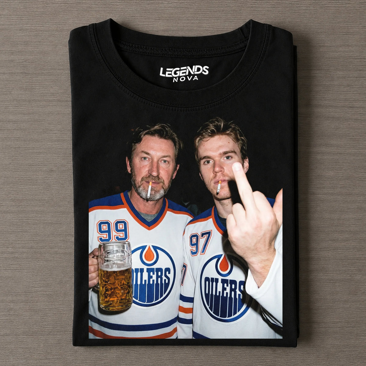 WG99 & CM97 Oilers Hockey Tee