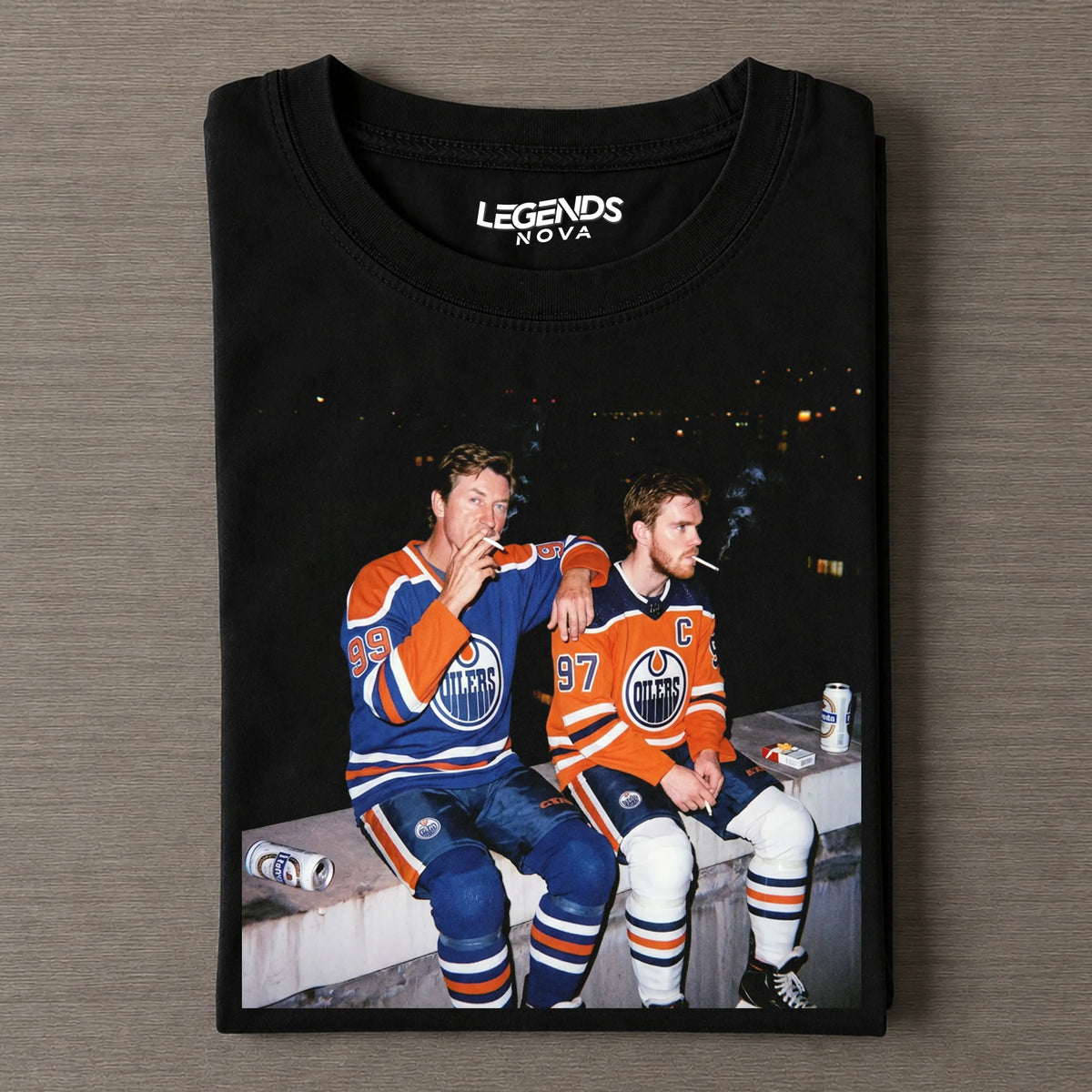 WG & CM Oilers Hockey Tee