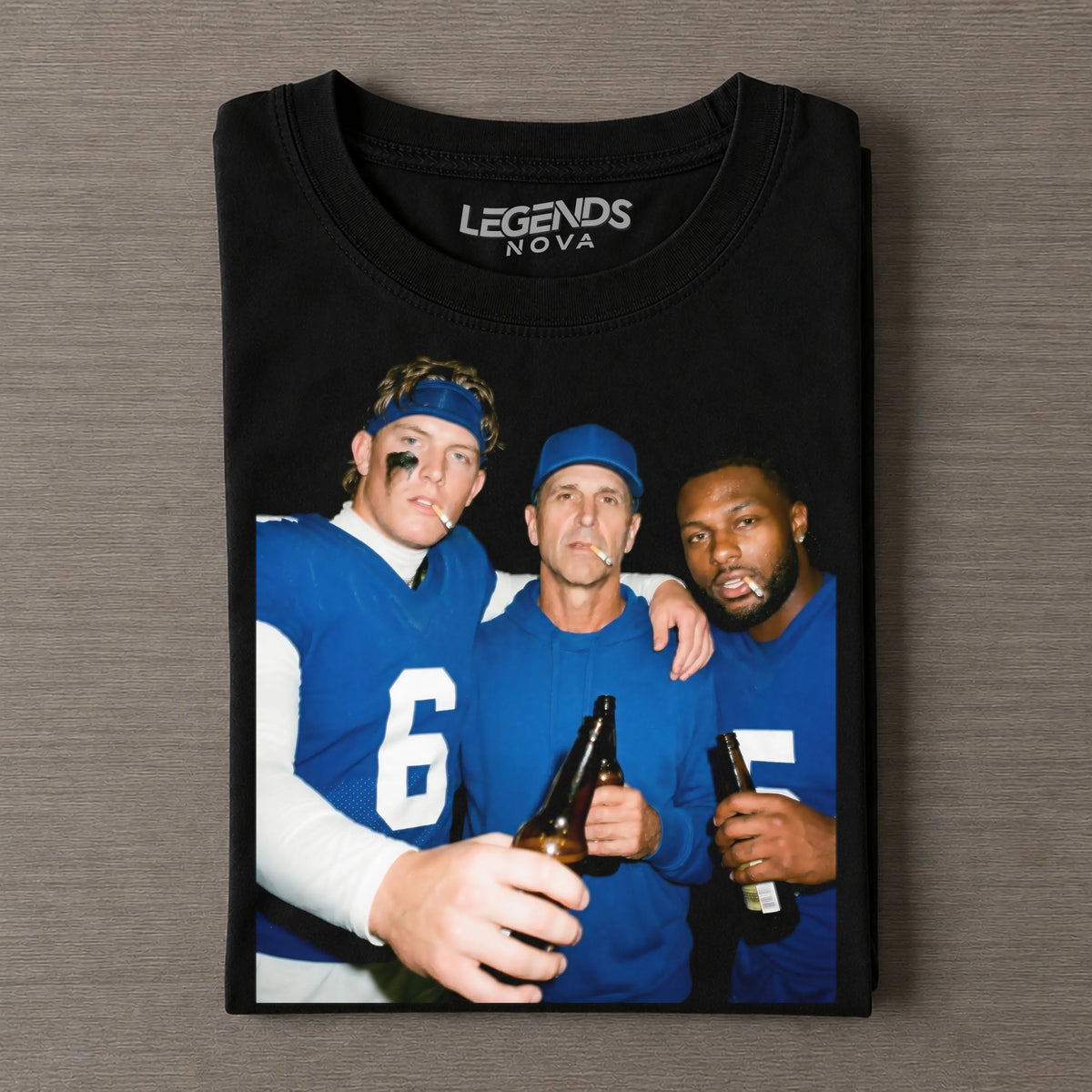 JH & JD6 & KT5 Giants Football Tee