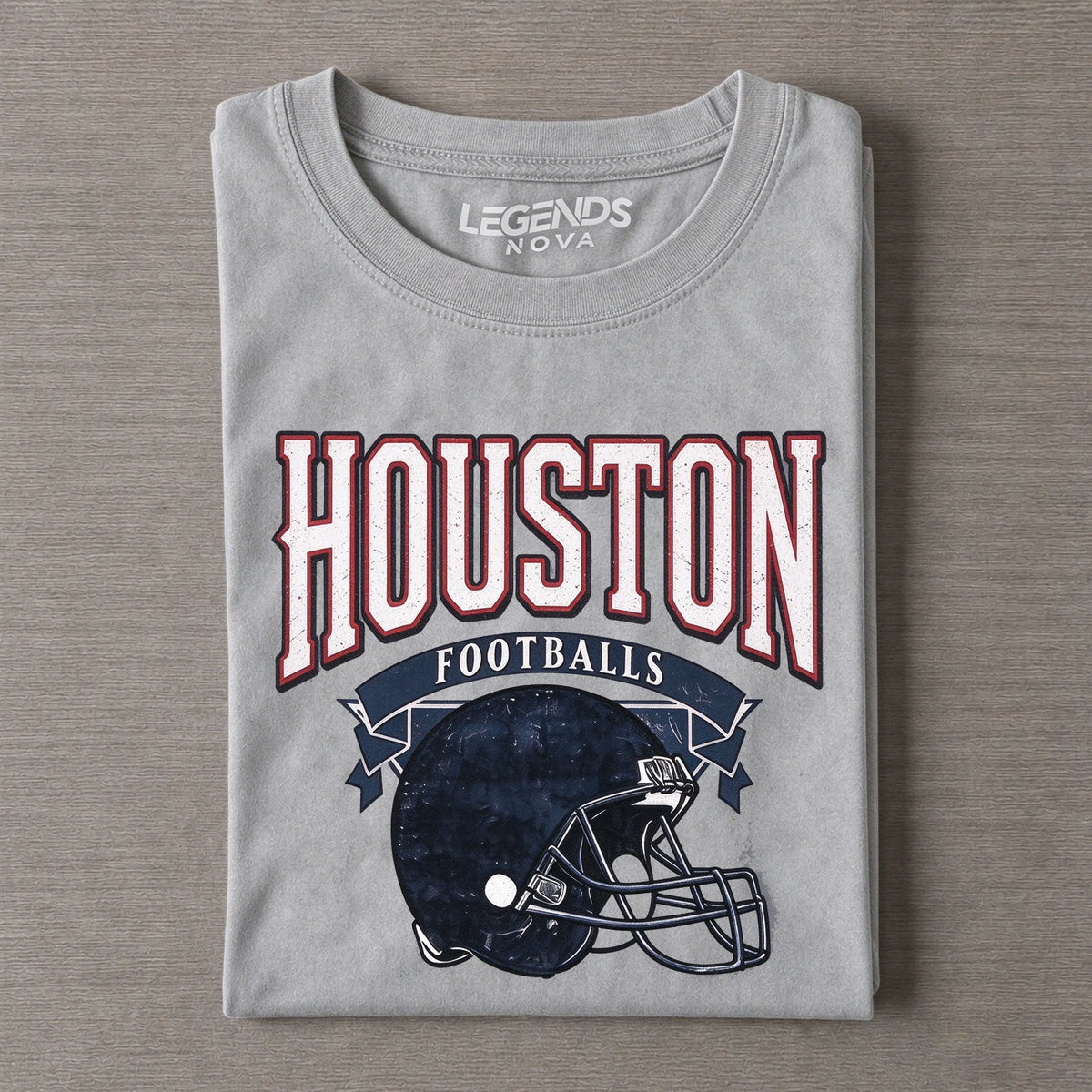 Houston Distressed Football Graphic Tee