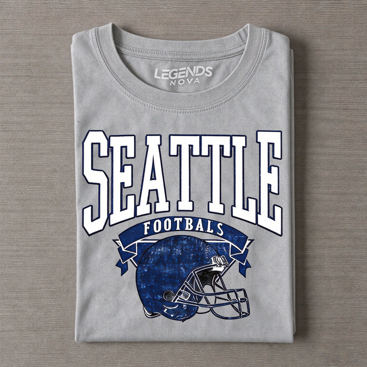 Seattle Vintage Football Helmet Tee