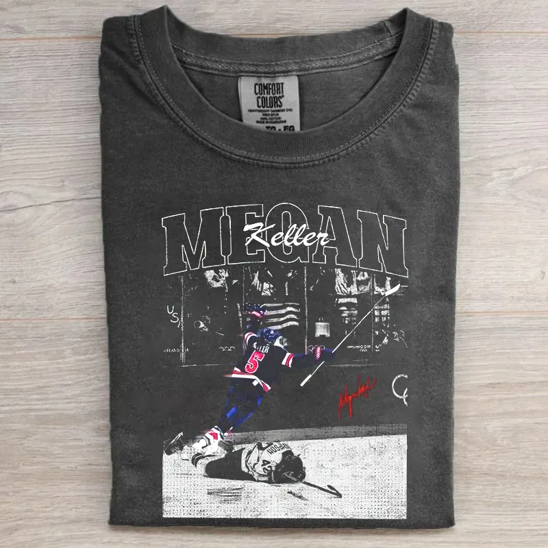 Megan Keller Usa Champion Hockey Vintage T-shirt