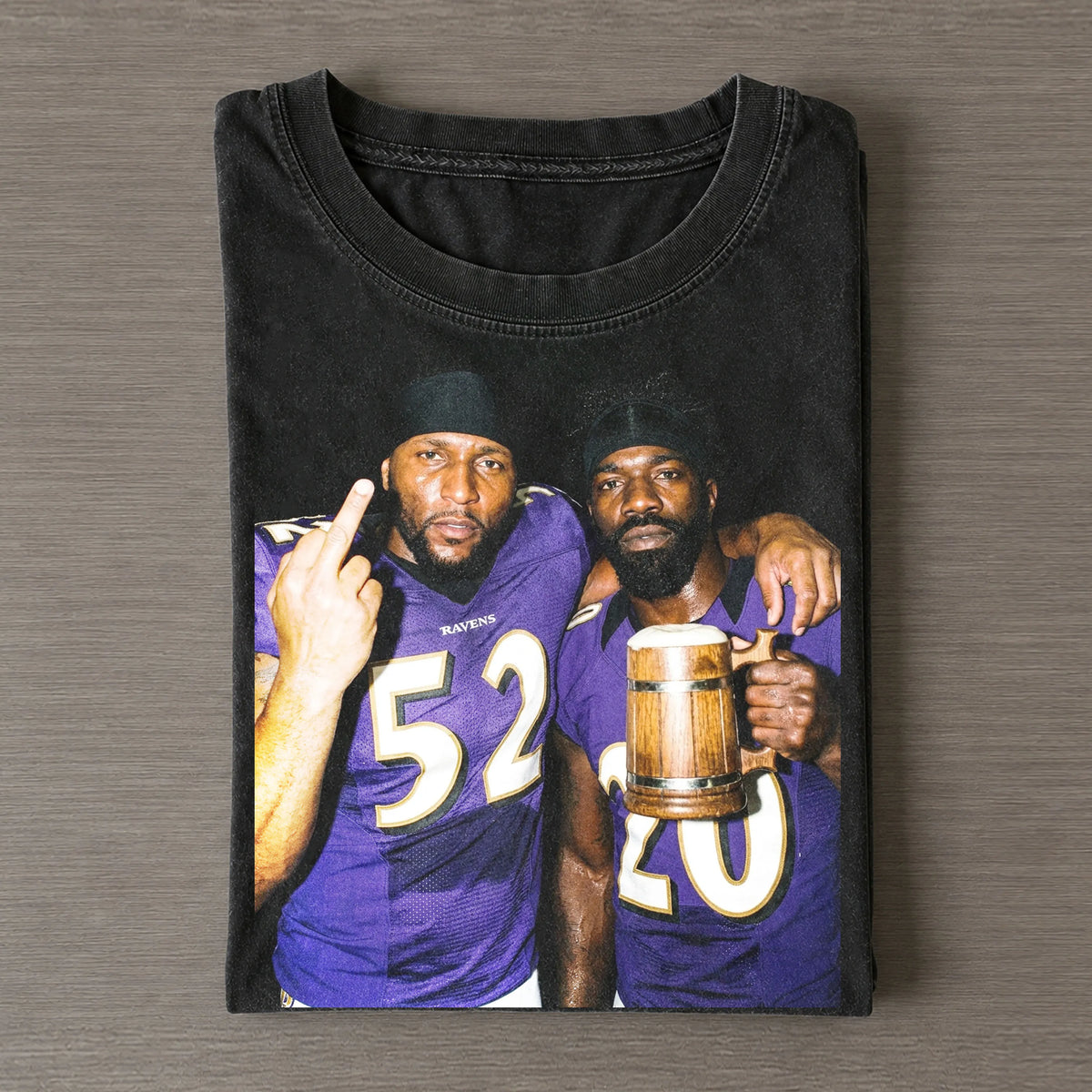 RL52 & ER20 Ravens Football Tee/LS/Hoodie