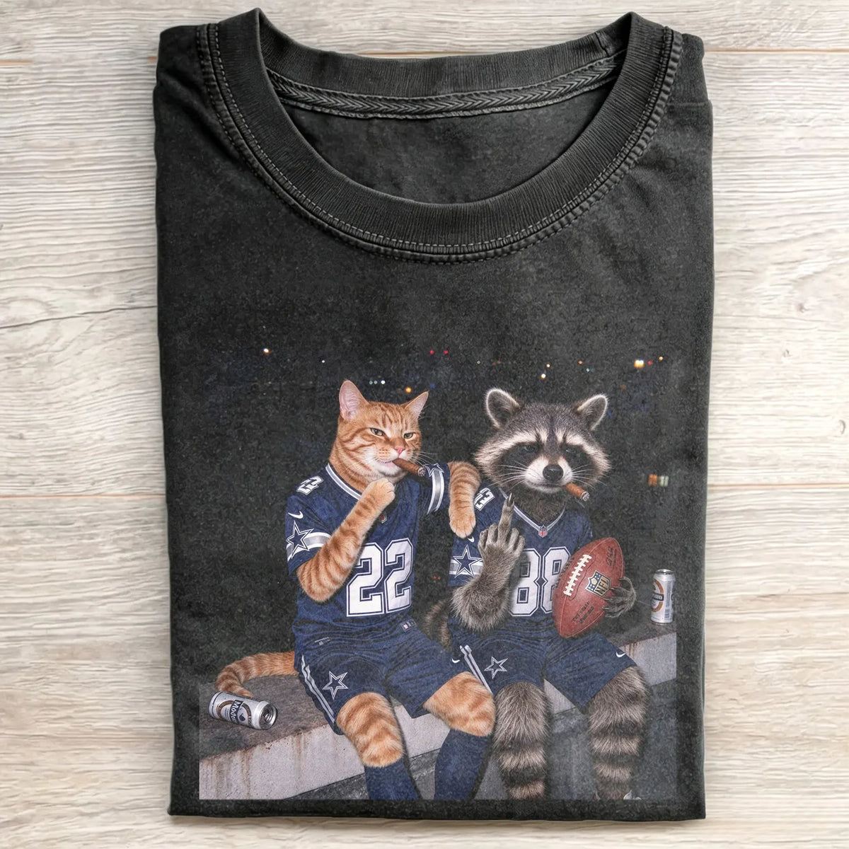 WACKY ANIMAL FOOTBALL FUNNY MEME T-SHIRT