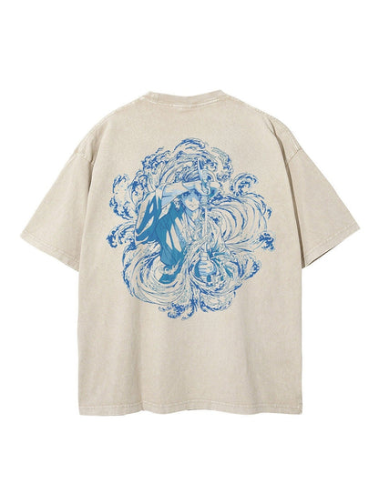 D-SLYR ? Water Breathing 2-Sided Vintage Tee
