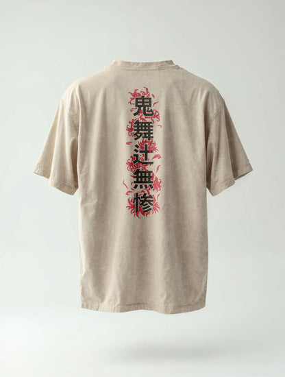 D-SLYR ? Muzan Kibutsuji Kanji Vintage Tee