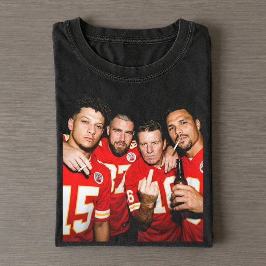 PM15 + TK87 + LD16 + TG88 Chiefs Football T-shirt
