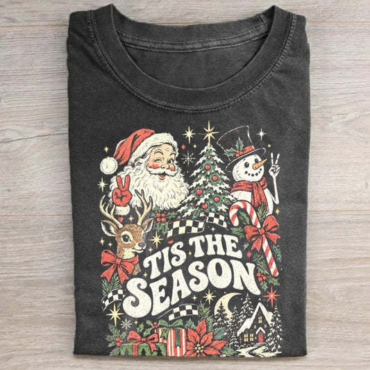 Retro Christmas T-shirt