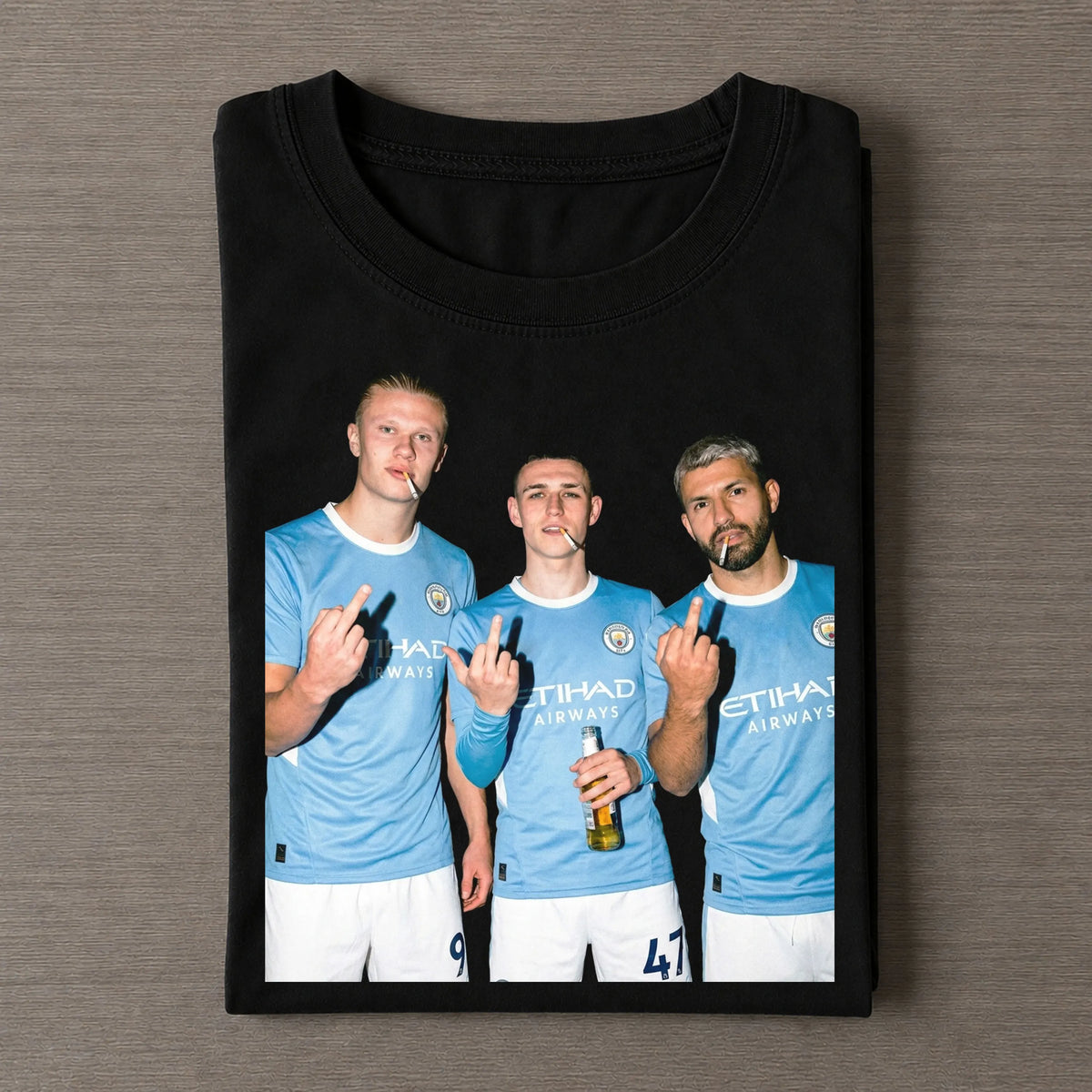 Haaland & Foden & Agüero MCI Soccer T-shirt