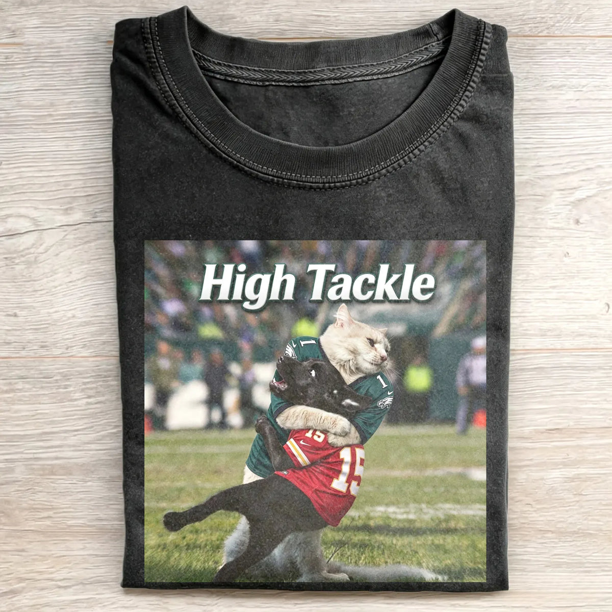 WACKY ANIMAL FOOTBALL FUNNY MEME T-SHIRT