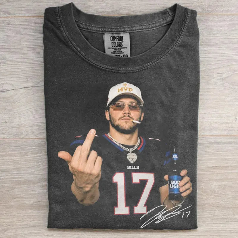 Vintage Buffalo Football Graphic T-shirt