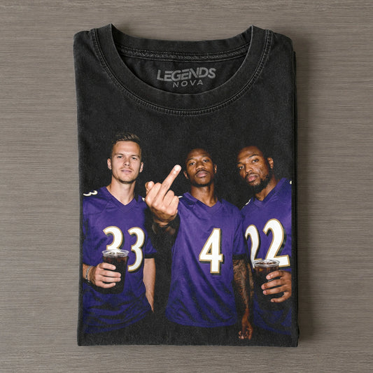 TL33 & ZF4 & DH22 Ravens Football T-shirt