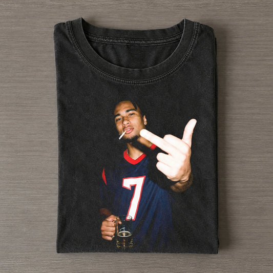 C.J.S7 Texans QB Football T-shirt