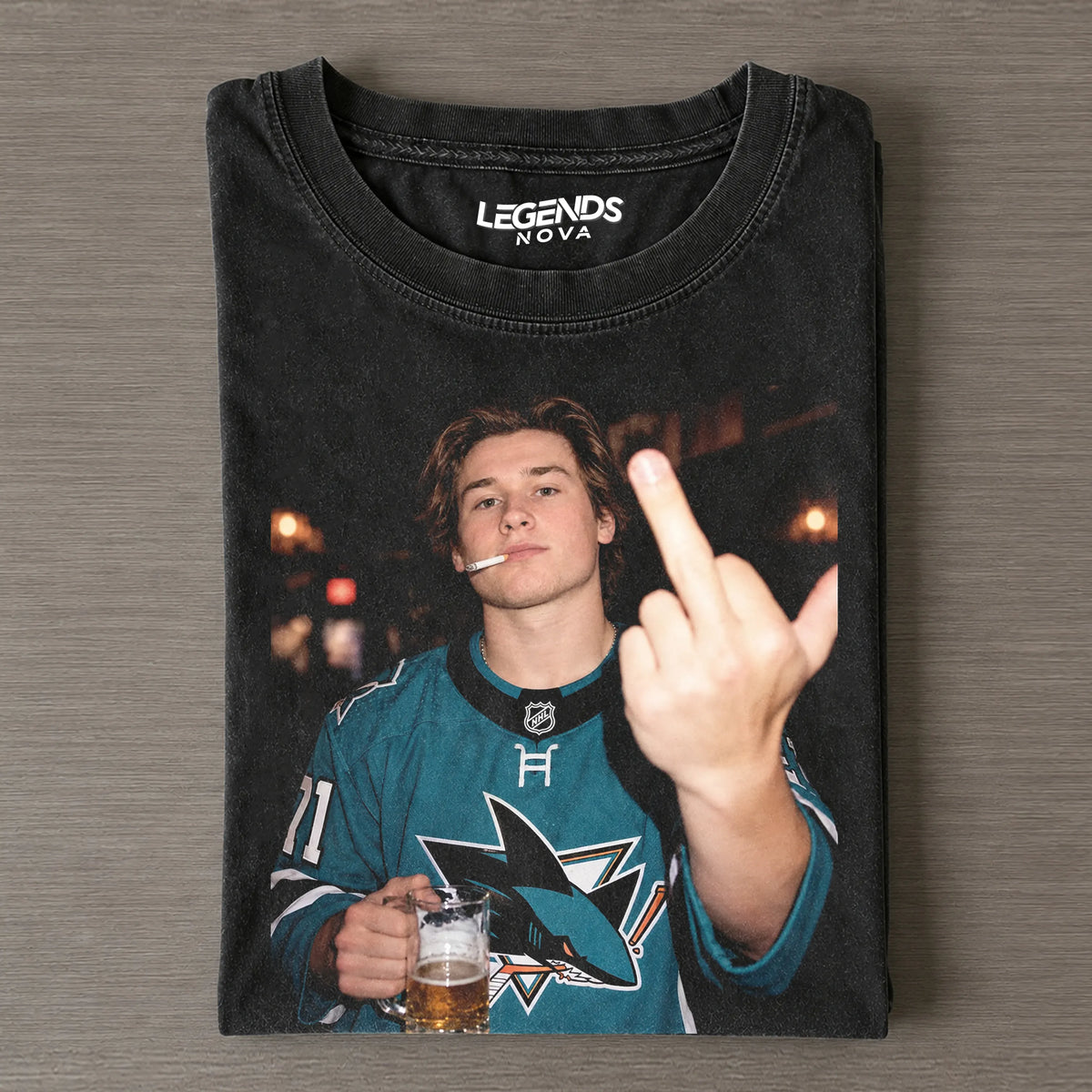 Macklin Celebrini Hockey Tee