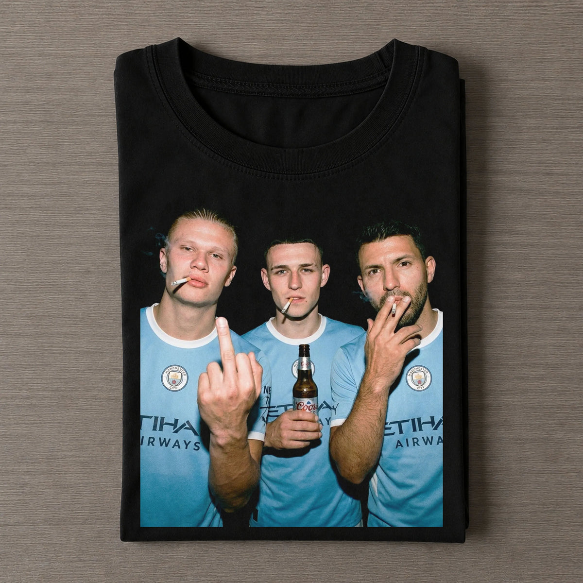Haaland & Foden & Agüero MCI Soccer T-shirt