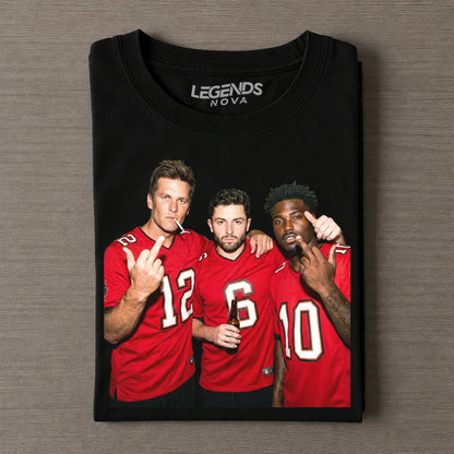 JD10 & TB12 & BM6 Buccaneers Football T-shirt