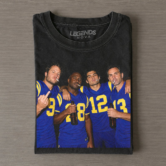 MS9 & PN12 & MF28 & KW13 Rams Football Tee
