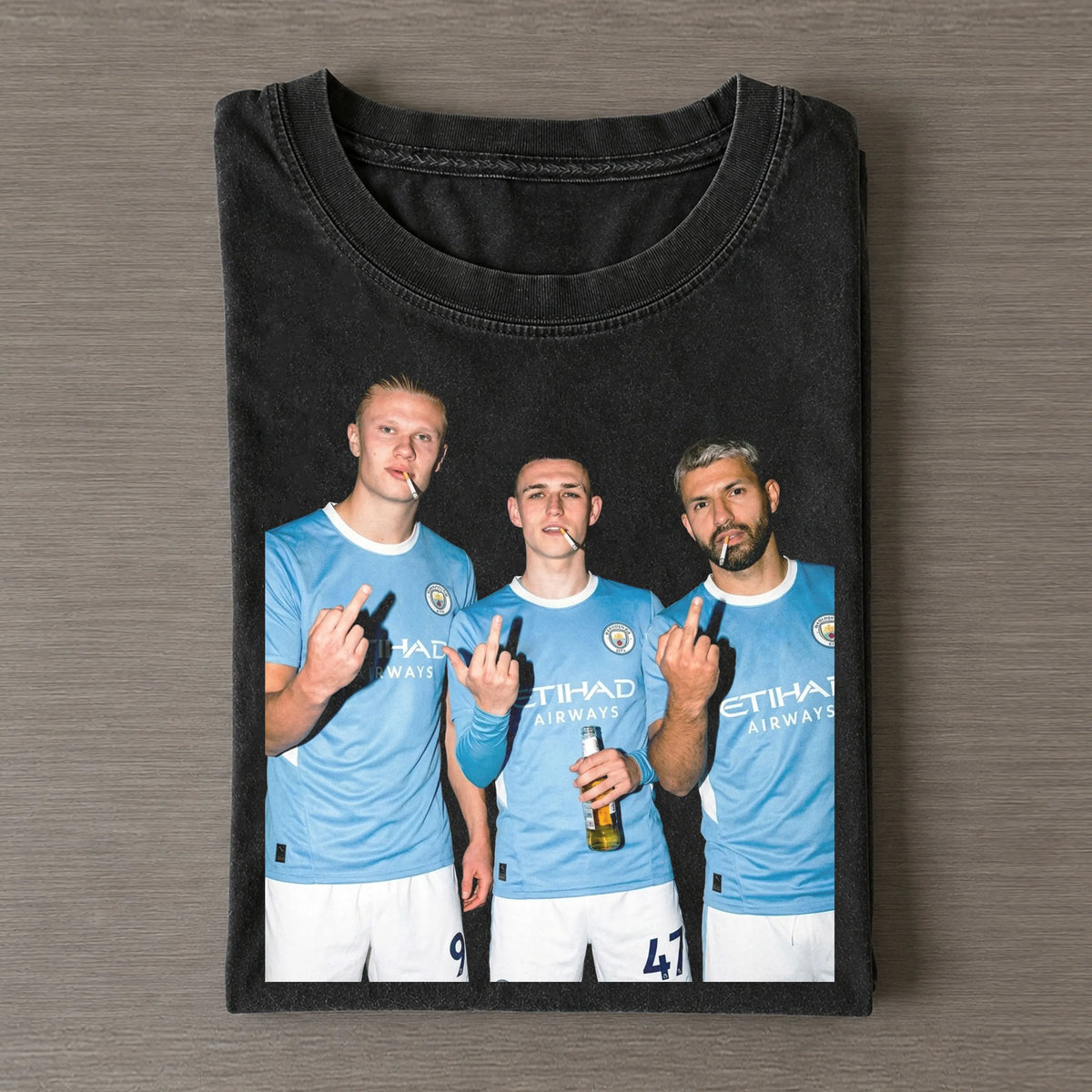Haaland & Foden & Agüero MCI Soccer T-shirt
