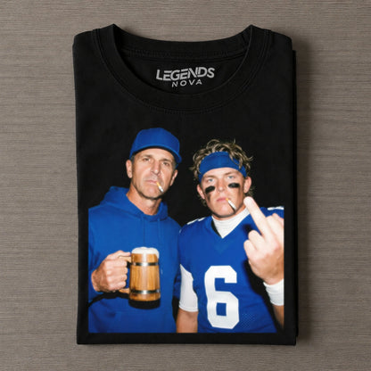John Harbaugh & JD6 Giants Football Tee