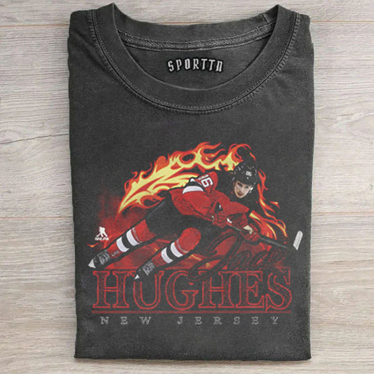 Jack Hughes Champion USA Tee