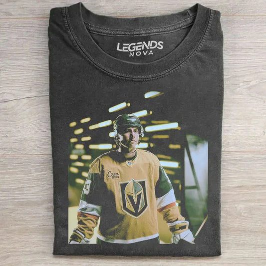Mitch Marner #93 Hockey Vegas Golden Knights Vintage T-shirt