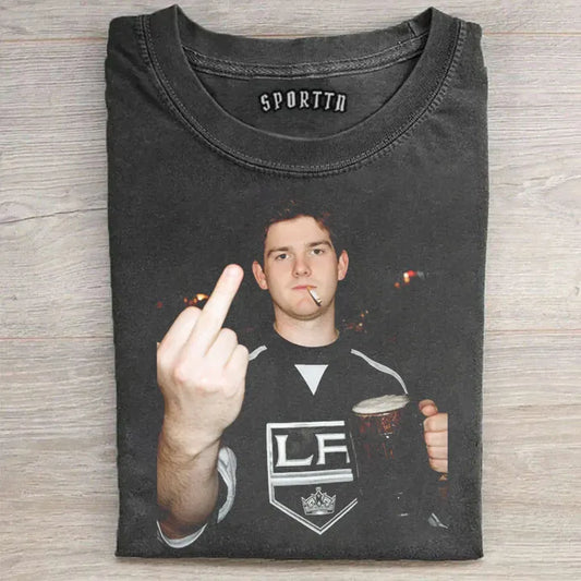 Jonathan Quick Vintage Hockey T-shirt