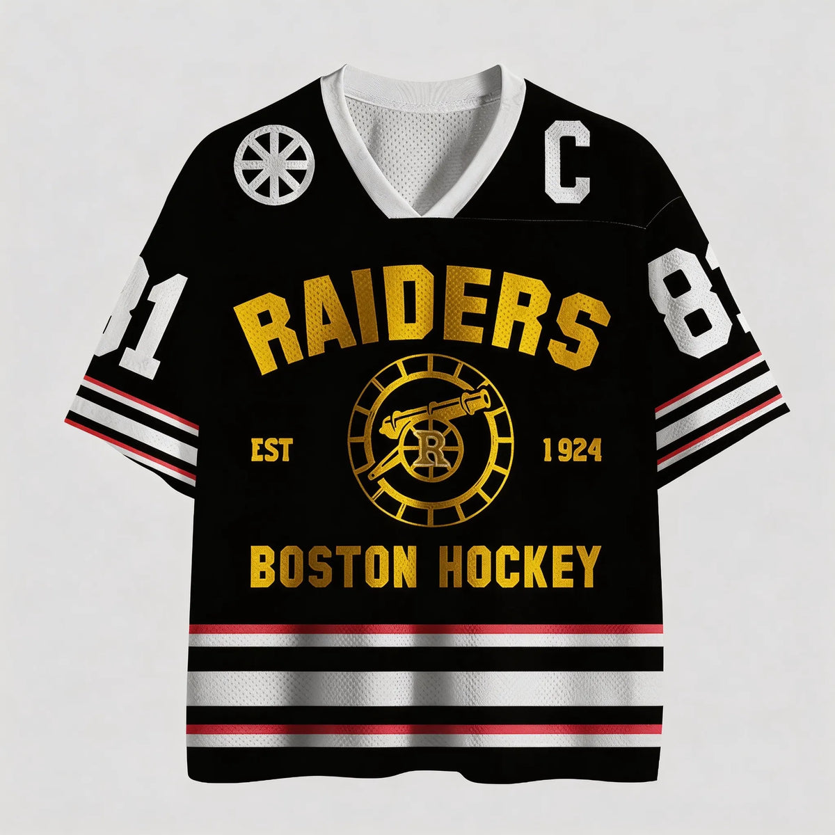 Baddiecat Boston Raiders Hockey Mesh Jersey