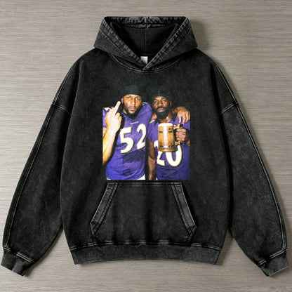 RL52 & ER20 Ravens Football Tee/LS/Hoodie
