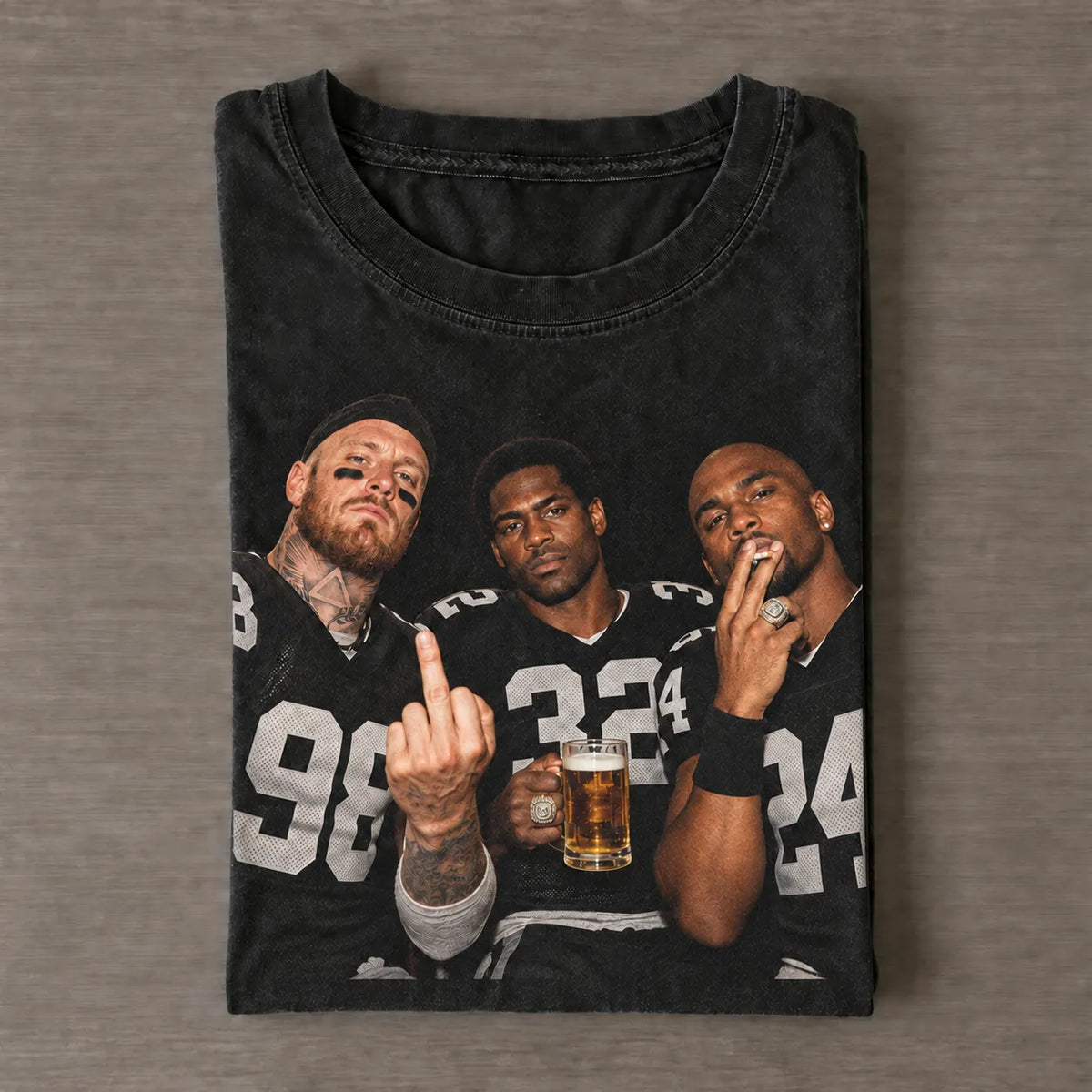 MC98 & MA32 & CW24 Raiders Football Tee