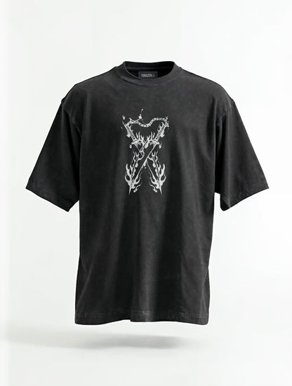 D-SLYR ? Lord Tengen 2-Sided Vintage Tee