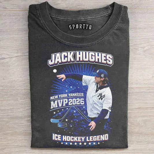 Jack Hughes Hockey Legend graphic Tee