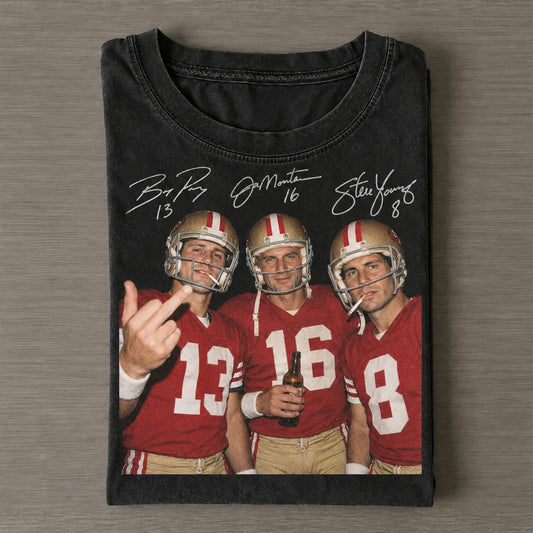 BP13 & JM16 & SY8 San Francisco Football T-shirt