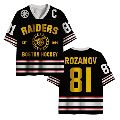 Baddiecat Boston Raiders Hockey Mesh Jersey