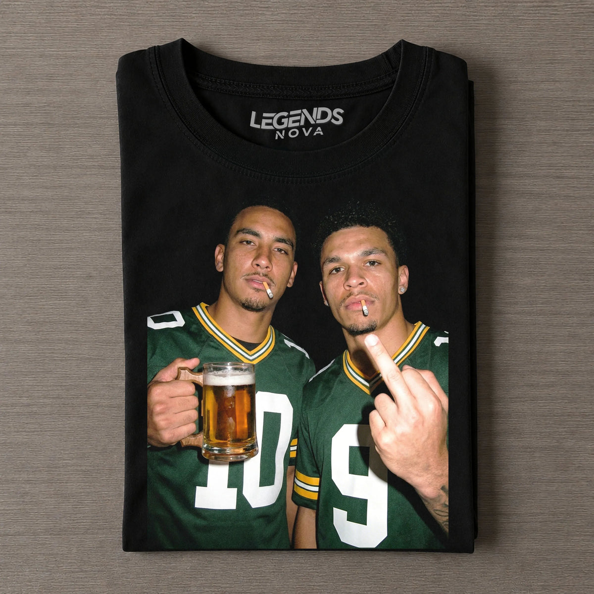 JL10 & CW9 Packers Football Tee
