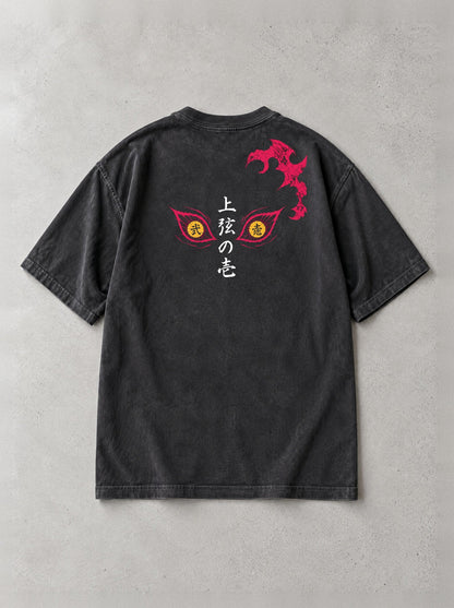 D-SLYR ? Crescent Moon Cut Vintage Tee