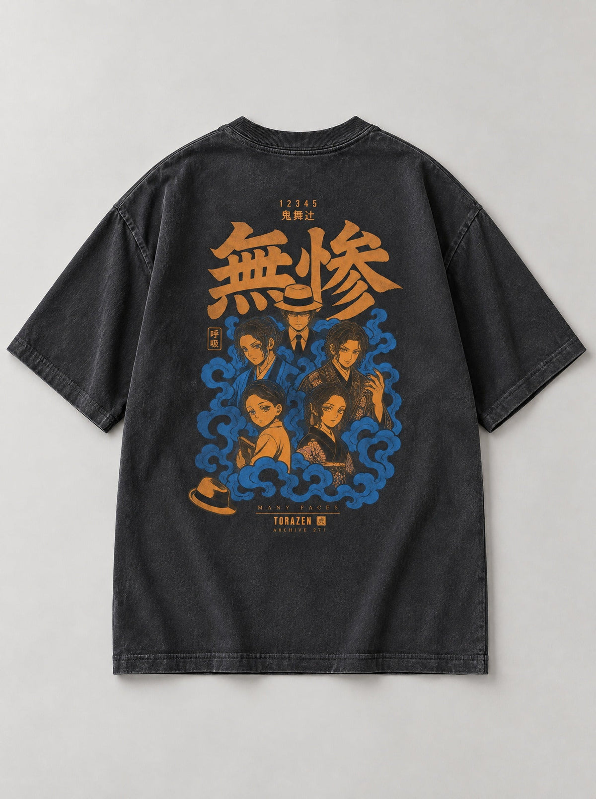 D-SLYR ? Many Faces Vintage Tee
