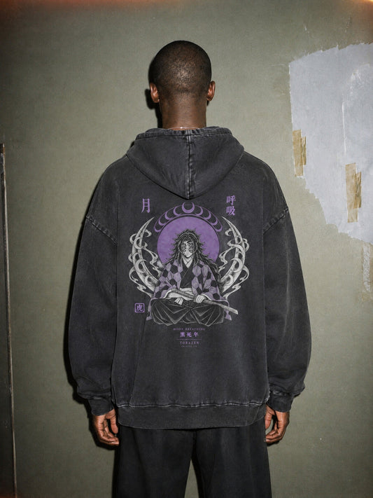 D-SLYR ? Moon Breathing Vintage Hoodie