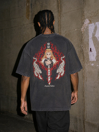 D-SLYR ? Rengoku Flame Vintage Tee