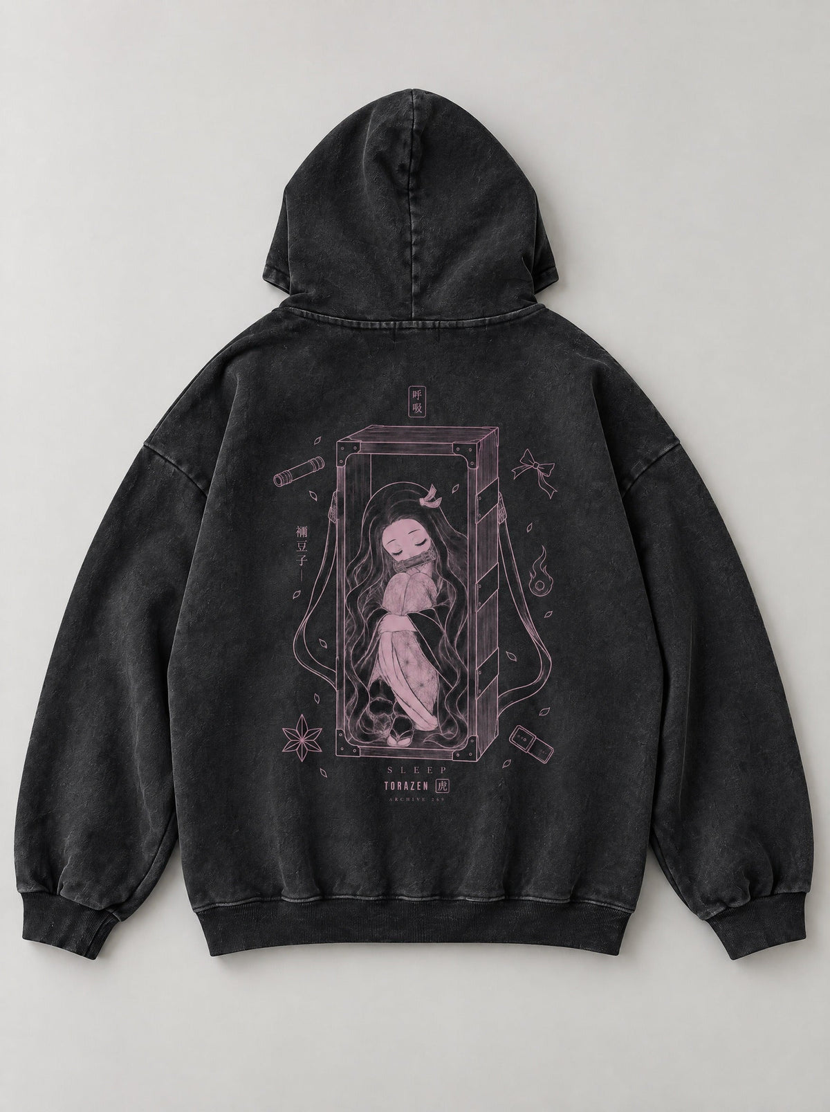 D-SLYR ? Sleep 2-Sided Vintage Hoodie
