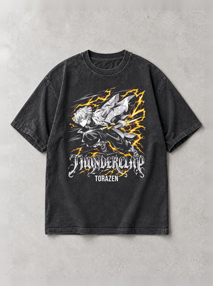 D-SLYR ? Thunderclap Script Vintage Tee