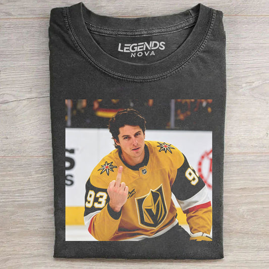Mitch Marner #93 Hockey Vegas Golden Knights Vintage T-shirt